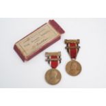 Two Great War London County Council King's medals