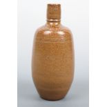 A Portuguese Areosa salt-glazed stoneware wine bottle, 22 cm