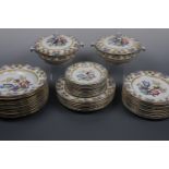 An extensive Victorian Minton dinner service