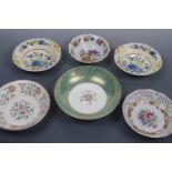 Two Mason's Regency bowls, a Minton Haddon Hall bowl and others by Bayreuth, etc.