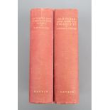 Two Werner Laurie Standard Edition volumes on antiques including Antiques and Curios in Our Homes