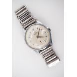 A 1950s Cyma Triplex wristwatch, (running)