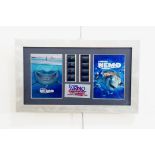 A framed film cell / filmcel presentation for Pixar's "Finding Nemo"