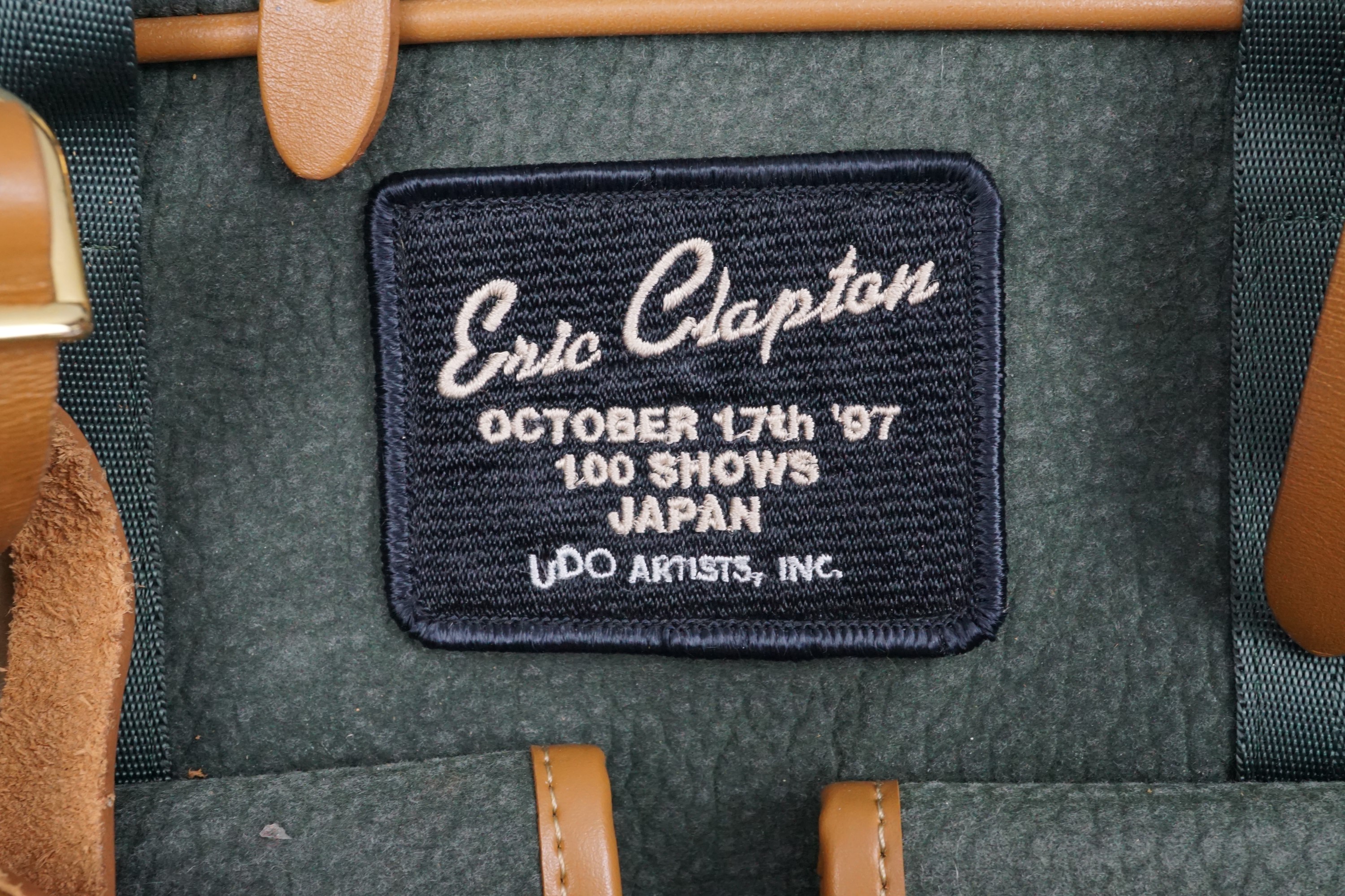 An Eric Clapton October 17th '97 100 Shows Japan tour travel bag. [Formerly the property of a member - Image 2 of 3