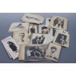 [ Autographs ] A large number of 1920s signed promotional portrait photographs of stage and screen