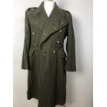 Two post-War British army greatcoats