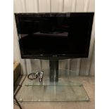 A Samsung TV model No LE40B650T2WXXV 40 screen and stand with remote control