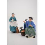 Two Royal Doulton figurines; The Favourite HN 2249 and Tuppence A Bag HN 2320, tallest 19 cm