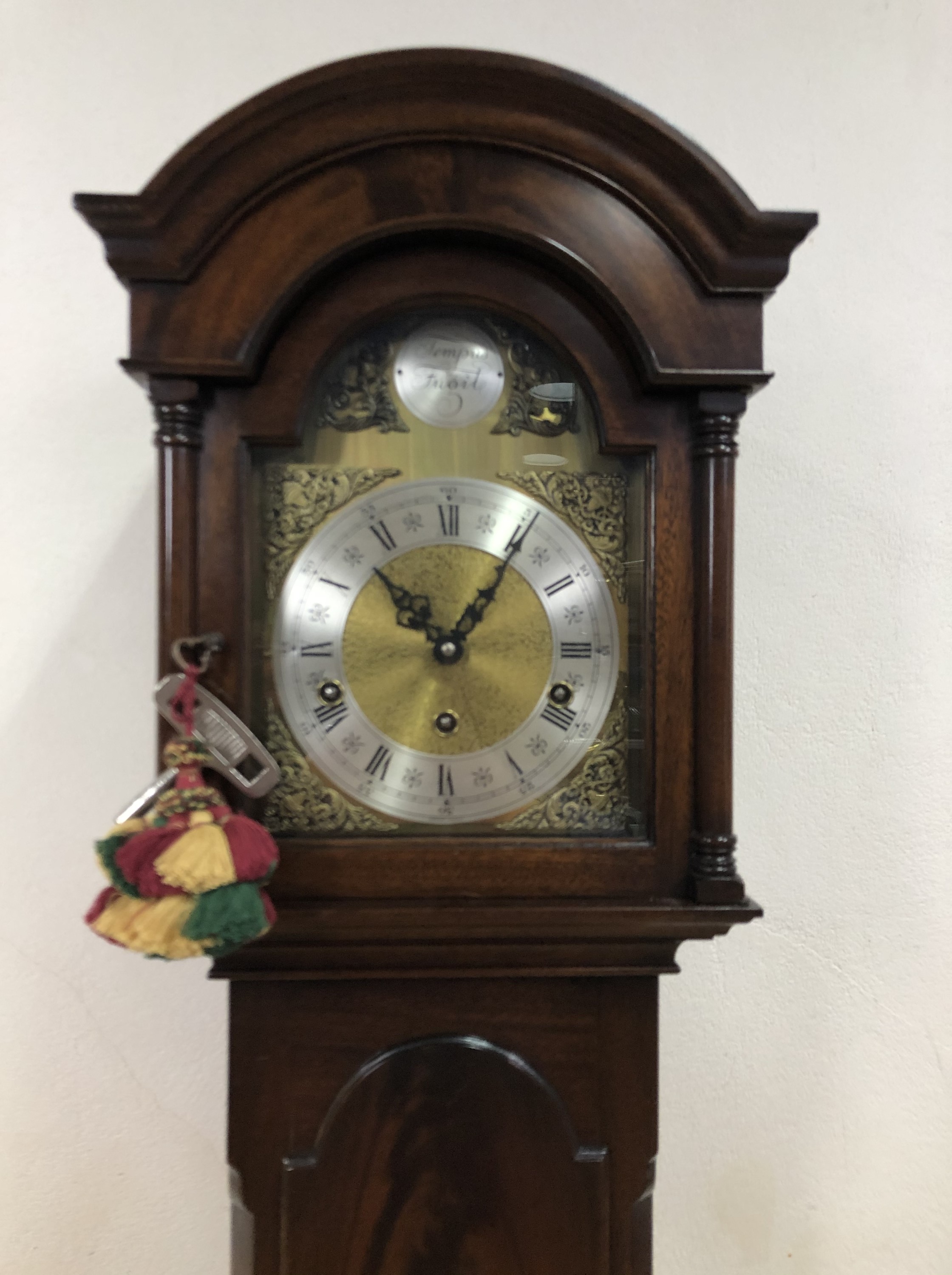 A quality reproduction Georgian style grandmother clock - Image 2 of 4