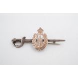 A Great War silver Westmorland and Cumberland Yeomanry sweetheart brooch