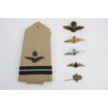 Sundry items of RAF insignia and brooches