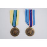 Two UN service medals