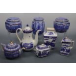 A large collection of Rington's / Maling blue-and-white and other ceramics including Northern