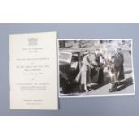 A souvenir brochure commemorating the visit of Queen Elizabeth II to Carlisle, 8 July, 1958,