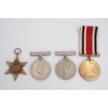 A Special Constabulary and Second World War campaign medals