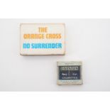A Northern Ireland Troubles era The Orange Cross No Surrender match box together with a miniature