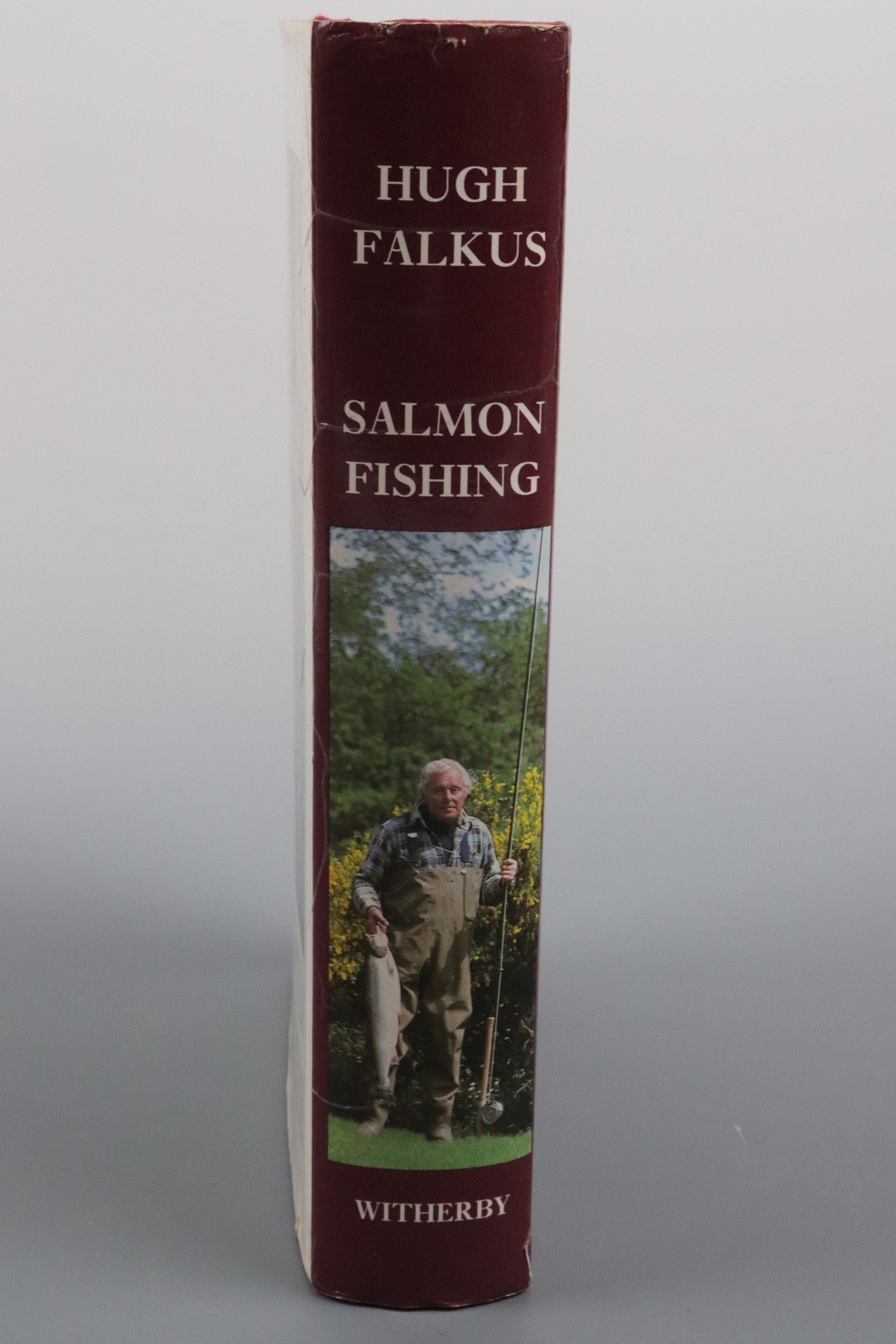 An author-inscribed presentation copy of Hugh Falkus', Salmon Fishing, a Practical Guide, 1984