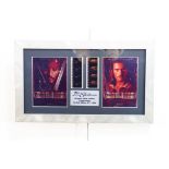 A framed film cell / filmcel presentation for the motion picture "Pirates of the Caribbean"