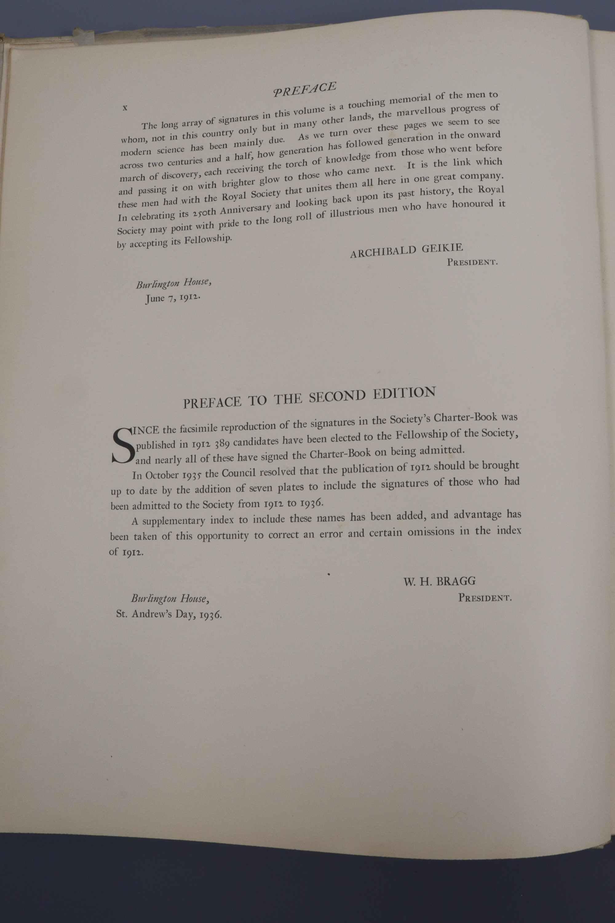 The Signatures in the First Journal-Book and the Charter-Book of the Royal Society, being a - Image 4 of 4