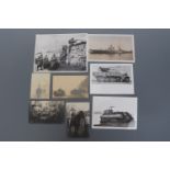 A quantity of postcards and photographs of military subjects including Imperial German soldiers
