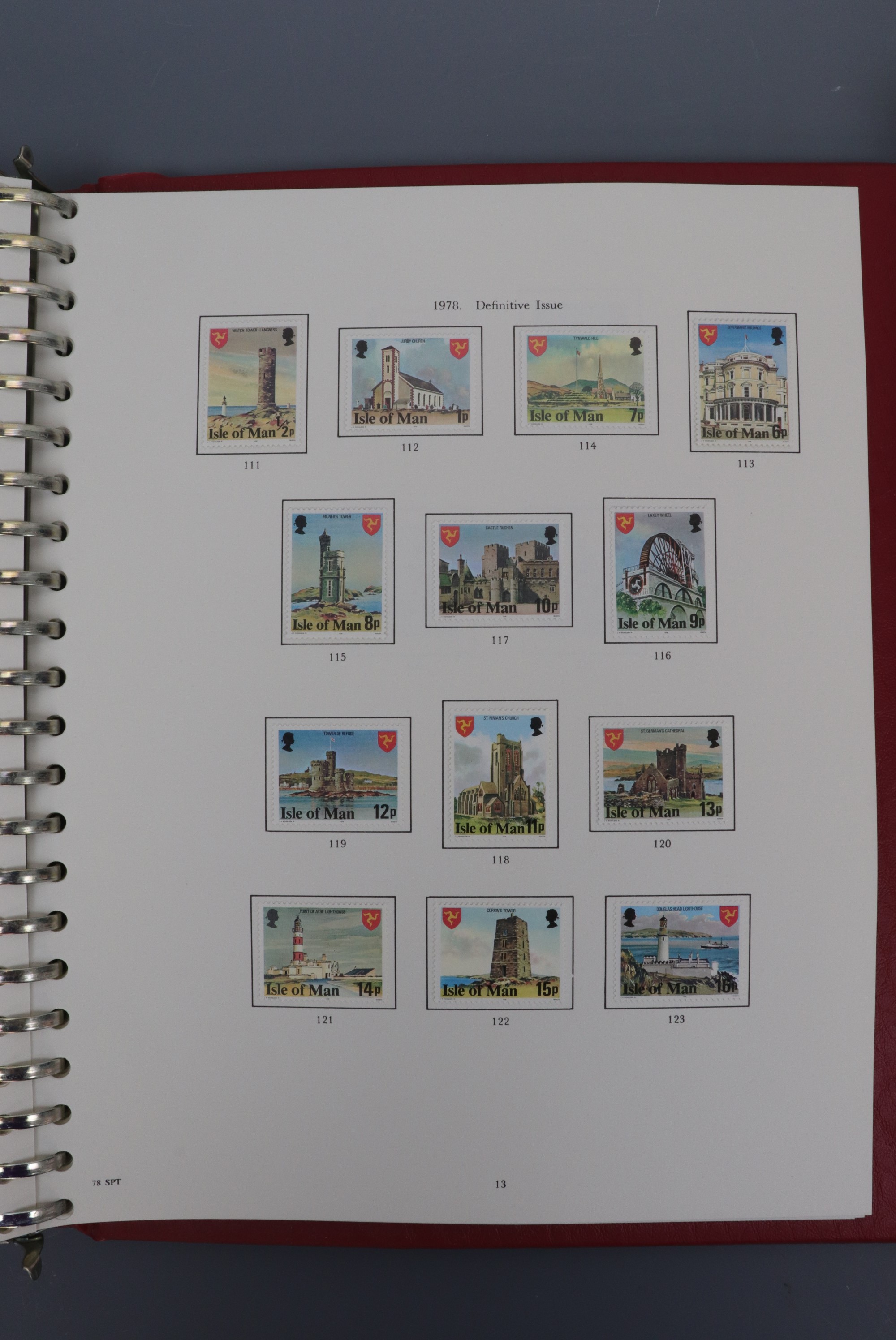 Two Stanley Gibbons Channel Islands / Isle of Man stamp albums and stamps - Image 2 of 3
