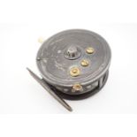 An early 20th Century Hardy The Silex No 2 4 fishing reel