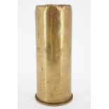 A Royal Air Force No 10 jet engine starter brass cartridge case, 19 cm