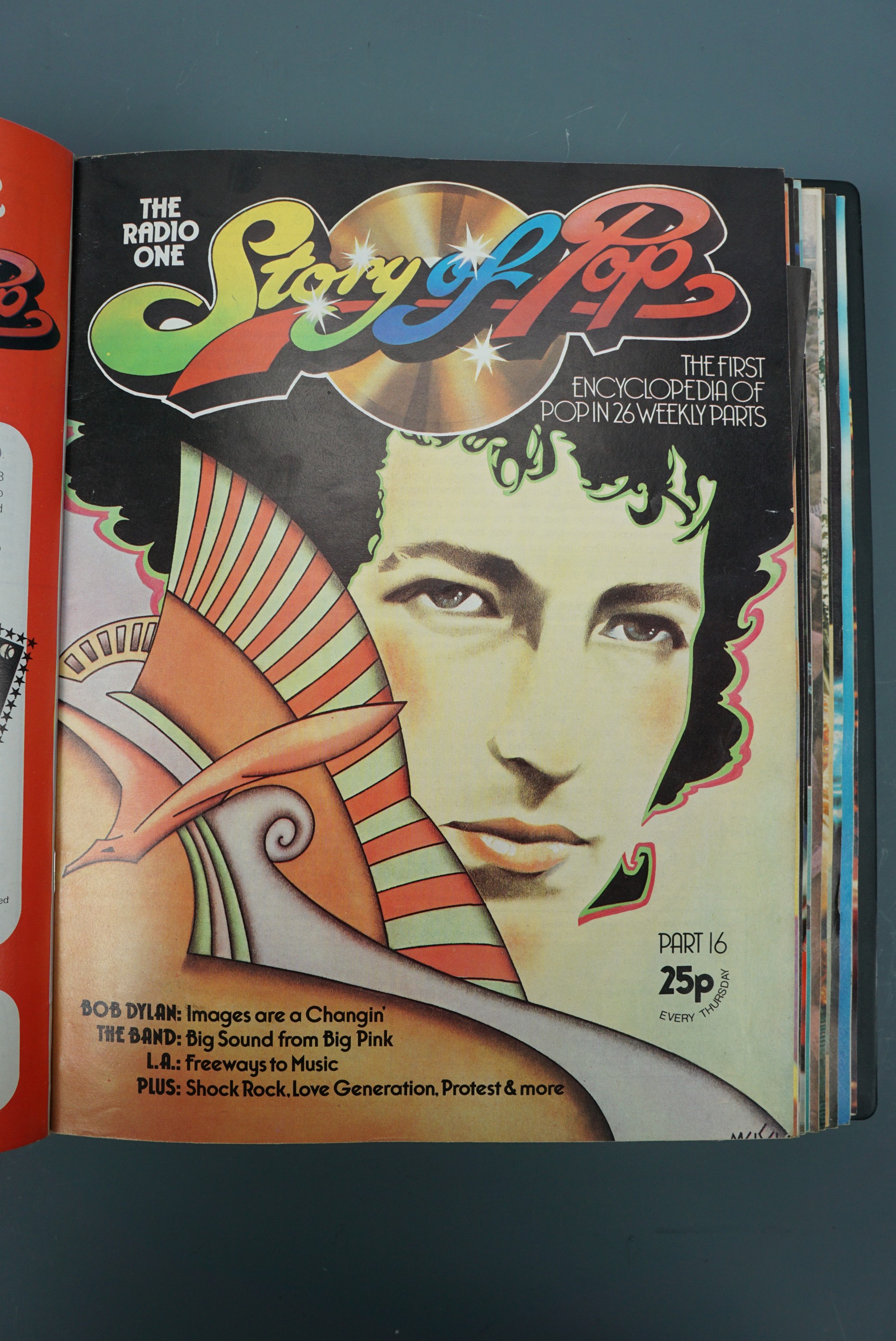 A set of the 1973 Radio One magazine "The Story Of Pop" in original binders - Image 3 of 4