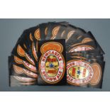 A quantity of 1977 Newcastle Brown Ale Golden Jubilee beer bottle labels