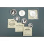 Six Royal Mint silver proof "Lady of the Century" Queen Elizabeth the Queen Mother commemorative