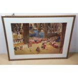 Terence Cuneo (1907-1996), Signed limited edition print depicting the Coronation of Queen