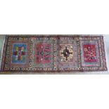 A BA Ramdan Oriental Carpets rug, 250 × 87 cm