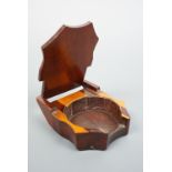 A 19th Century treen pocket watch stand, 8 cm