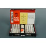 A cased Mah-Jong set