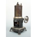 A Doll type vertical live steam engine, 19 cm