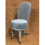 A Lloyd Loom bedroom chair