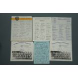 A large quantity of 1960s and later football club facsimile team signatures sheets