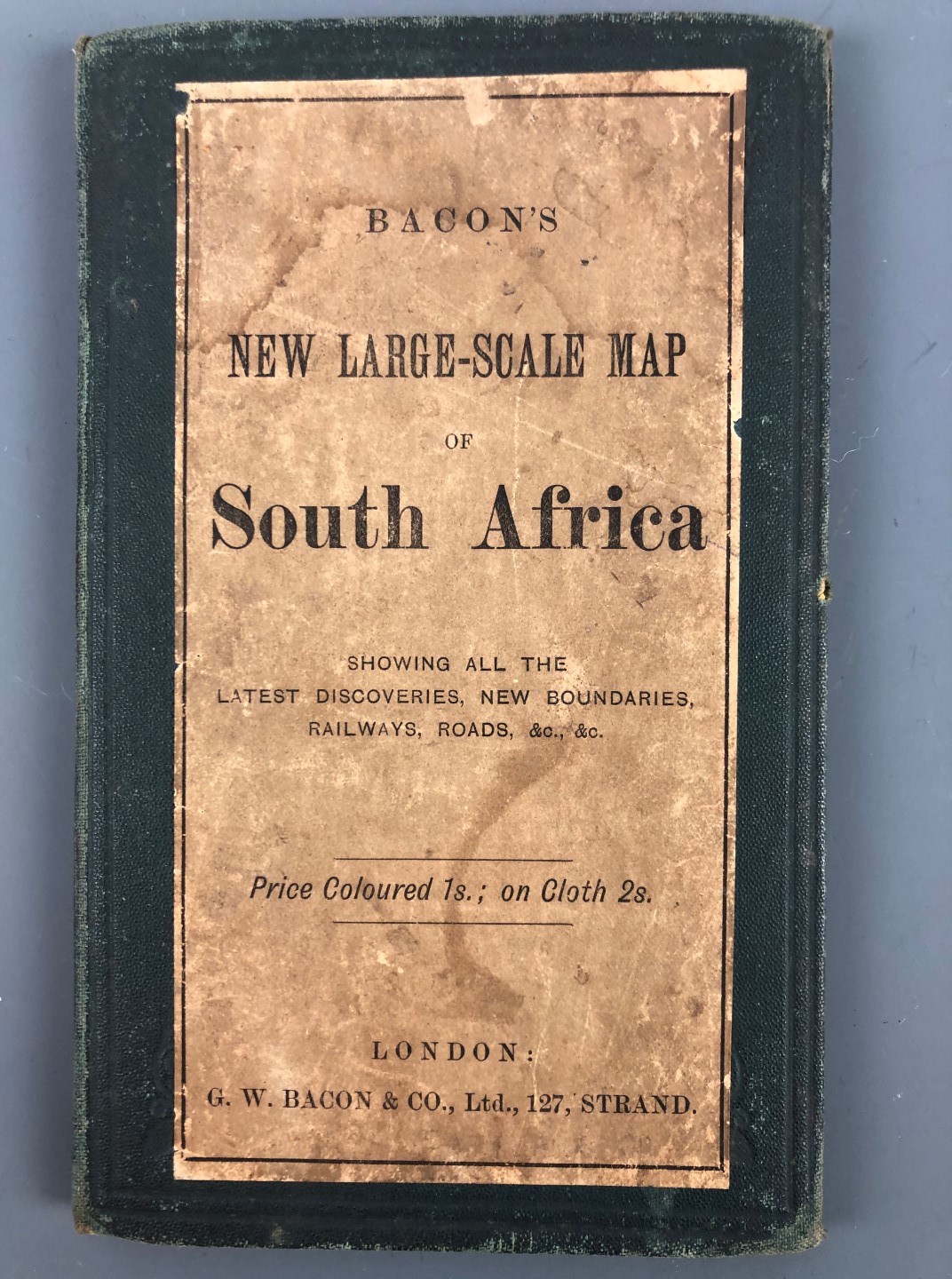 Bacon's "New Large-scale Map of South Africa" together with Boer War period photographs etc - Image 2 of 8