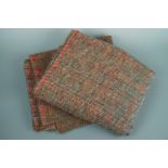 Two highland wool throws