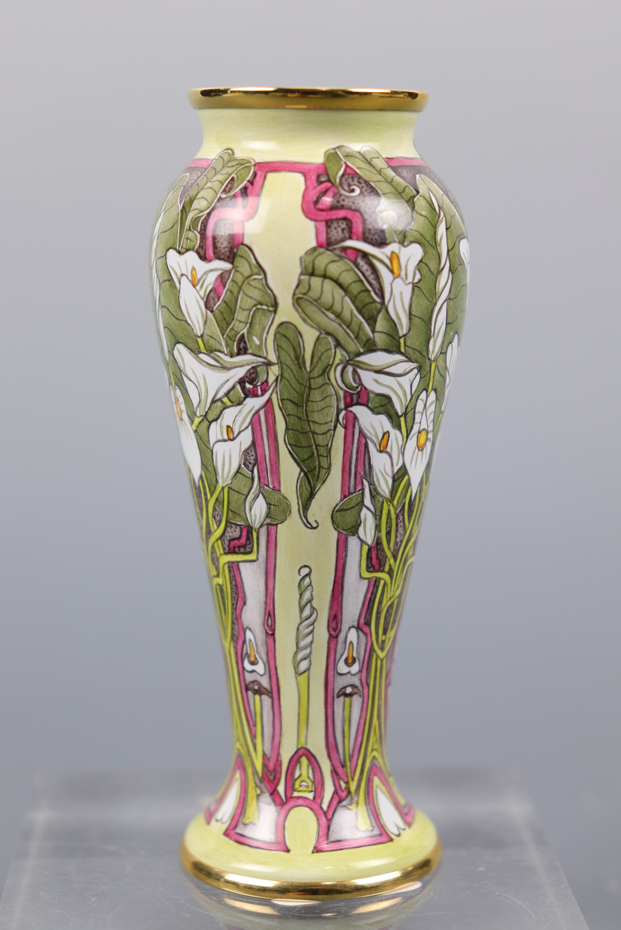 A Moorcroft vase, 19.5.03, A Rose, 10 cm high - Image 2 of 3