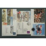 [ Autographs ] First day covers respectively signed by Eric Wilson VC, Colonel J R M Hackett CBE and