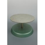 A vintage professional cake decorating turntable, 23 cm diameter x 14 cm high