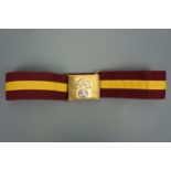 A Northumberland Fusiliers stable belt
