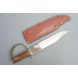 An American Civil War era style Bowie knife, 37 cm