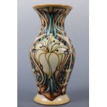 A signed Moorcroft vase, J Hancock, 28.5.00, 19 cm high