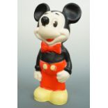 A vintage Walt Disney Mickey Mouse squeaky toy, 25 cm