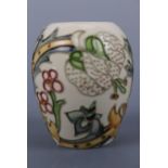 A Moorcroft vase, c '93, 9 cm high