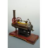 A Falk over-type live steam engine, 29 x 14 cm