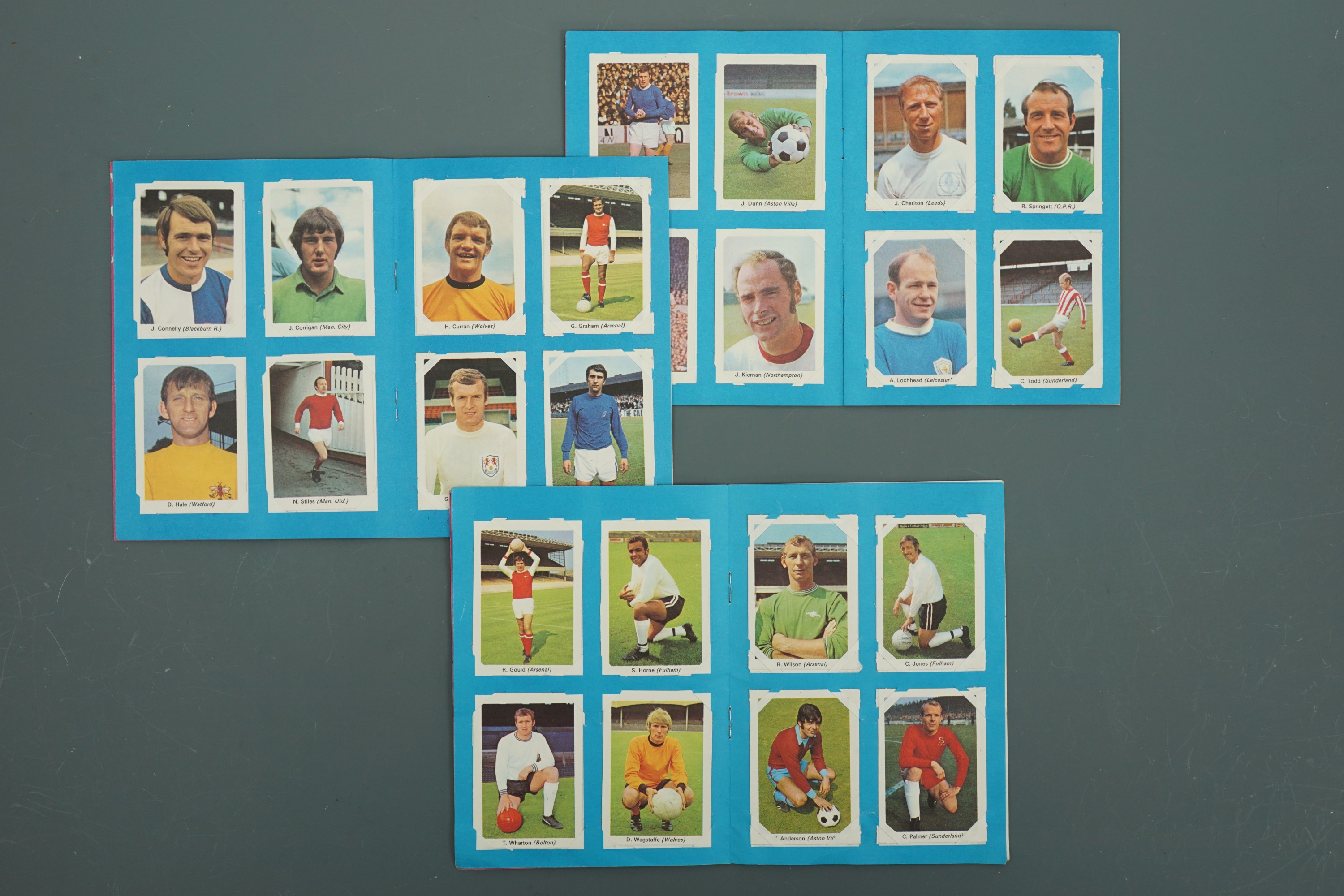 Three 1970 "My Favourite Soccer Stars" football card albums and cards as presented with Lion, - Image 2 of 2