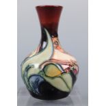 A Moorcroft vase, 10 cm high